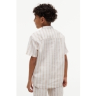 Tommy Hilfiger overhemden Classic Beige Stripe KB0KB10209