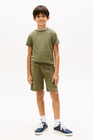 Tommy Hilfiger T-shirt met korte broek Battle Green