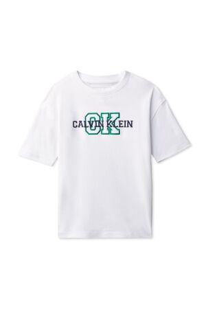 Calvin Klein T-shirt Varsity Logo White
