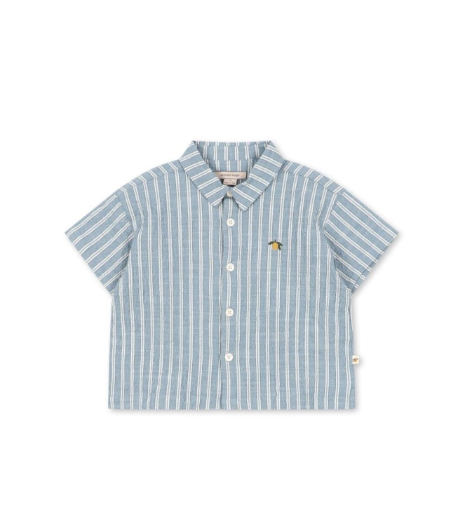 Konges Slojd  overhemden Trio Bleu Stripe KS104782