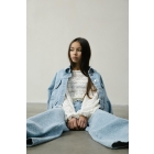 Ai&Ko jassen Blue Denim Bodi Texture
