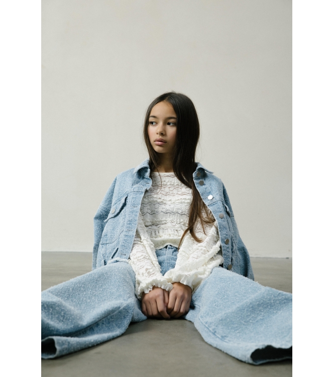 Ai&Ko jassen Blue Denim Bodi Texture