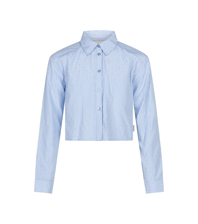 Ai&Ko blouses Poplin Blue Kenzi