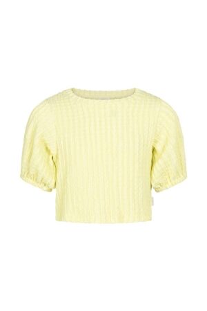 Ai&Ko Riona Ruffle Top Shadow Lime