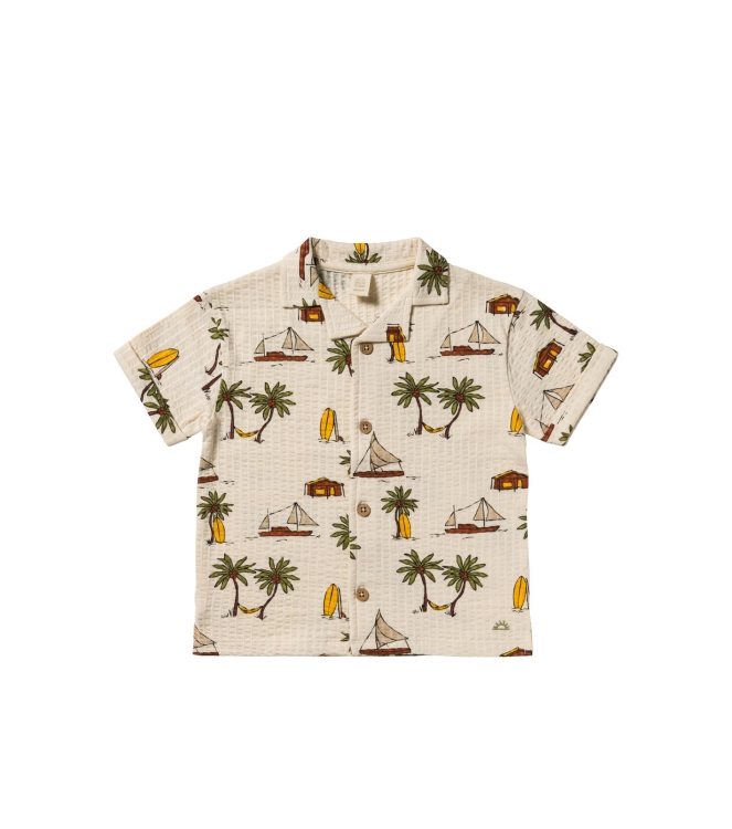 Salted Stories overhemden White Swan SASS26-069SEZ