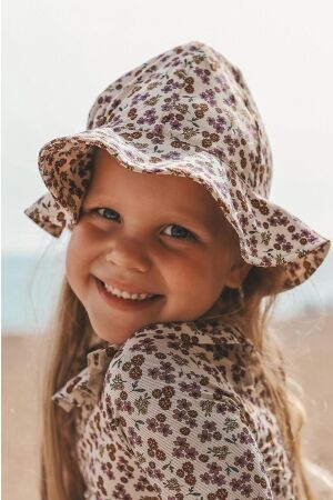 Salted Stories Sparkly Flower Zonnehoedje Bombay Brown