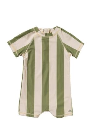 Salted Stories Wide Stripe UV-werend zwempak Iguana
