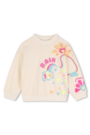 BillieBlush Sweater met pailletten Beige