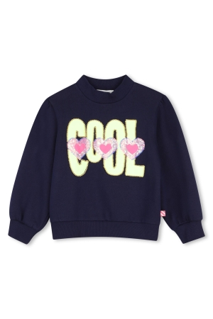BillieBlush Sweater met pailletten Cool Marine