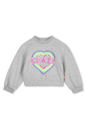 BillieBlush Sweater met pailletten Crazy Wit