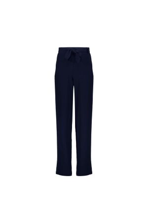Geisha Broek crinckle Navy