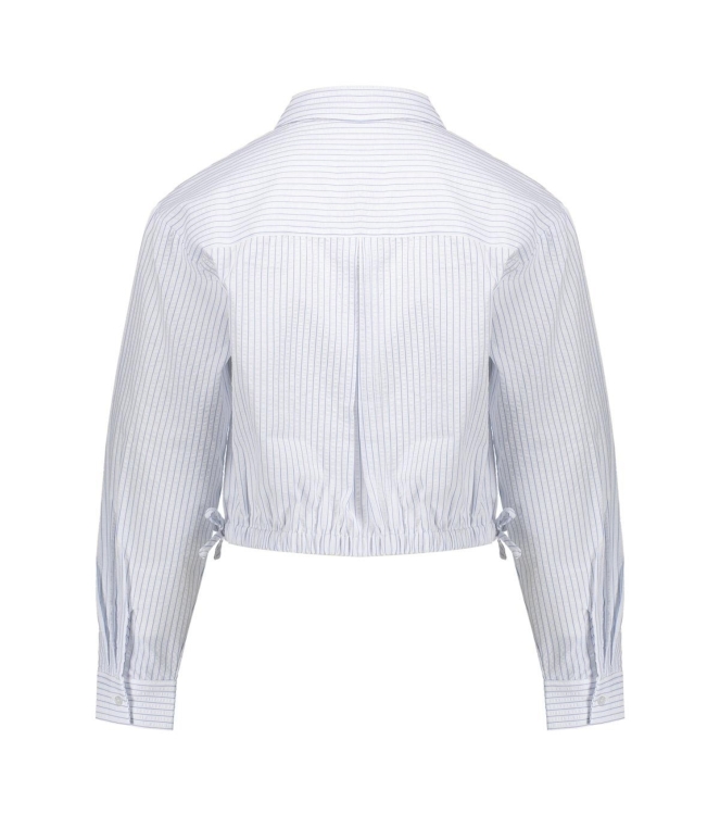 Geisha blouses Off-White/Blue 63050K-14