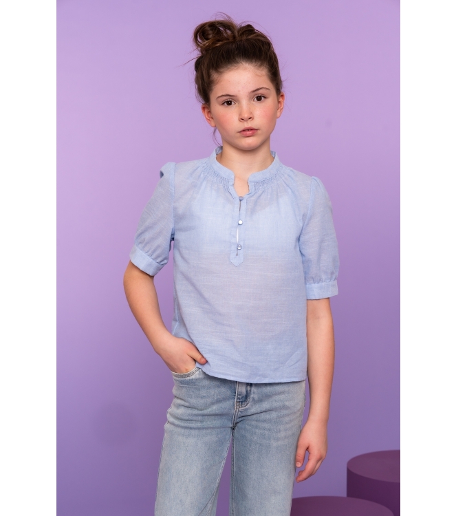 Geisha blouses Light Blue 63055K-14