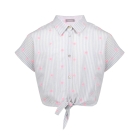 Geisha blouses Off-White/L'blue/Pink 63164K-70