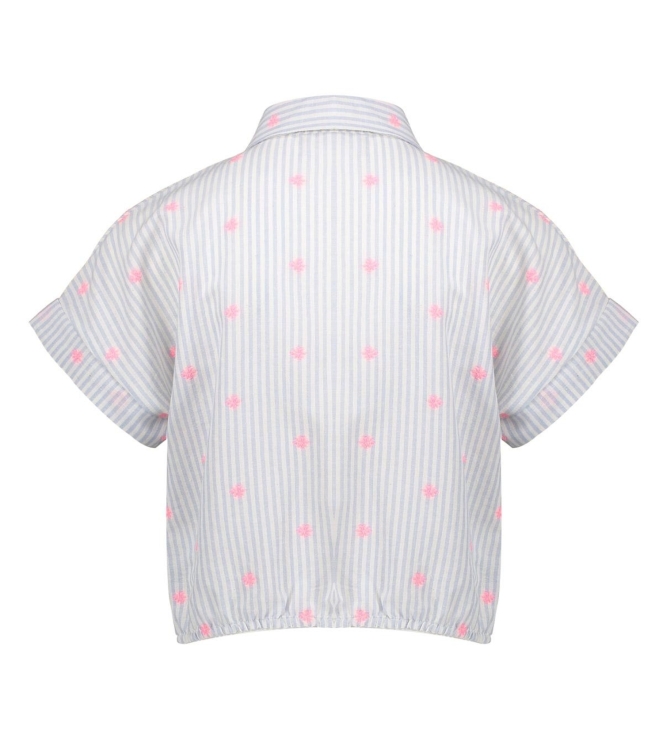 Geisha blouses Off-White/L'blue/Pink 63164K-70