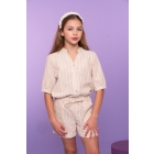 Geisha blouses Ecru/Lurex 63169K-70