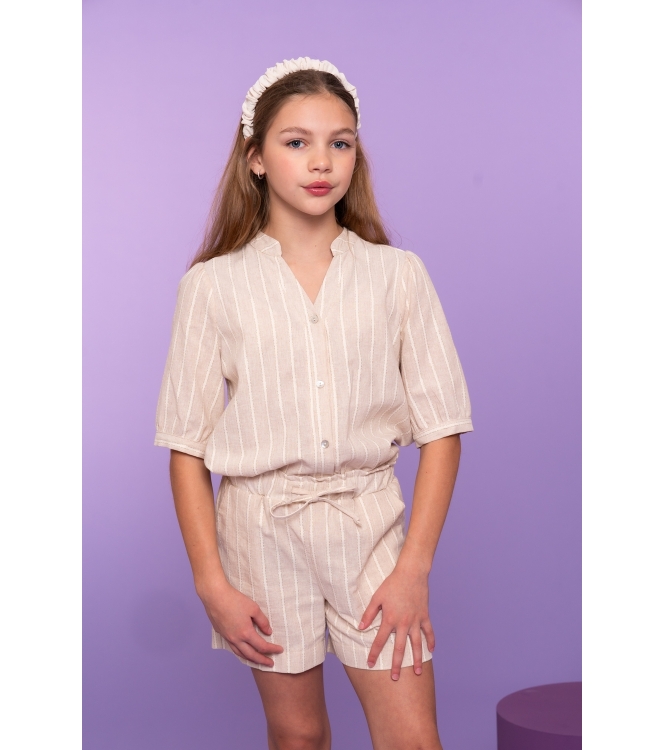 Geisha blouses Ecru/Lurex 63169K-70