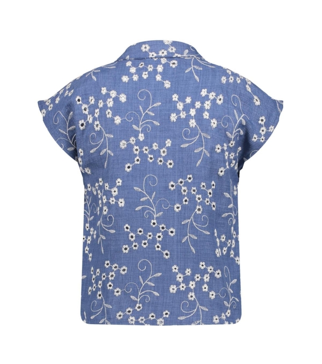 Geisha blouses Ecru/Chambray 63270K-20