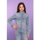 Geisha jassen Bleached Denim 65021K-10