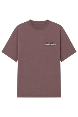 Nik&Nik Eli T-Shirt Aubergine Brown