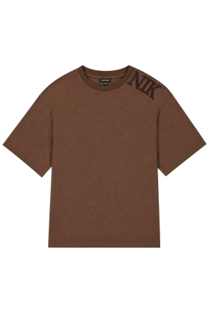 Nik&Nik Stephia T-Shirt Chestnut