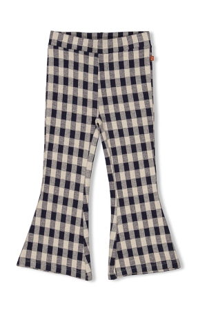 Jubel Amour Toujours - Geruite flared broek 010 Marine