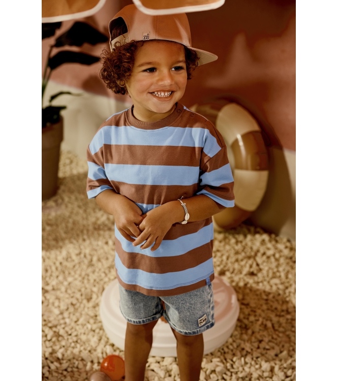 Z8 shirts Blush brown / Surfing blue Zeyd