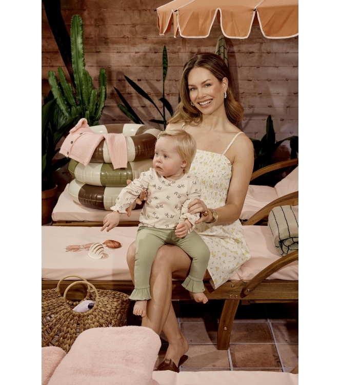 Z8-Newborn leggings Silver sage Liora