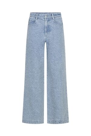 Ai&Ko Charly Lange broek Blue Denim