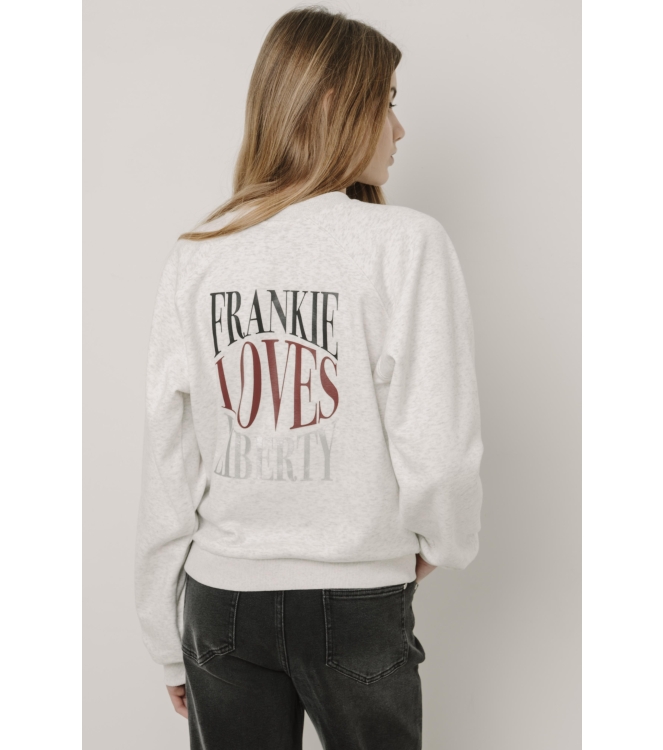 Frankie & Liberty truien Grey Melange FL26804