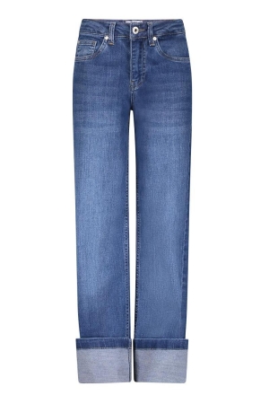 Frankie & Liberty Turn Up Spijkerbroek Dark Blue Denim