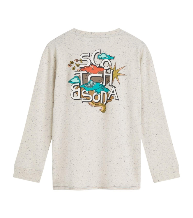 Scotch & Soda Kids shirts Ecru Melange 183378