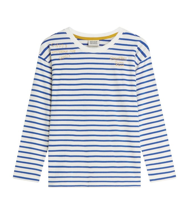 Scotch & Soda Kids shirts Strong Blue Stripe 183375
