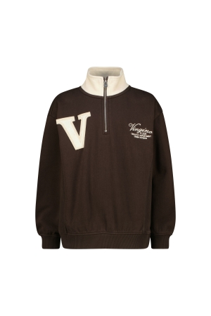 Vingino Nino sweater oversized fit Dark brown