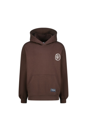 Vingino Icon-Hoody sweater oversized fit Dark brown