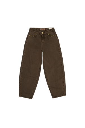 Vingino Camilla spijkerbroek balloon fit Hazel Brown