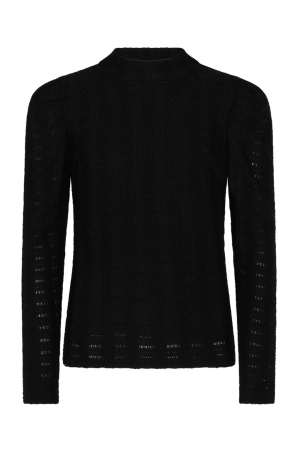 Ai&Ko Ivona Zig-Zag Top 000900 - Black