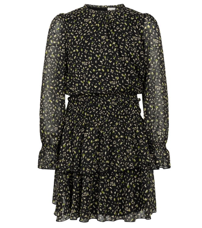 Ai&Ko jurken 000900 - Black Marthe Duotone Pes 504 G