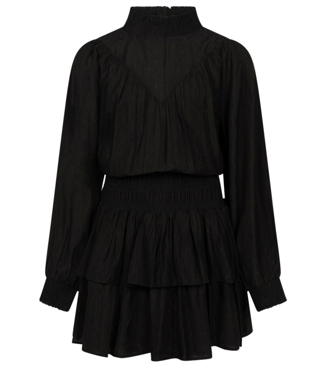 Ai&Ko jurken 000900 - Black Phyllis Jacquard Vis 522 G