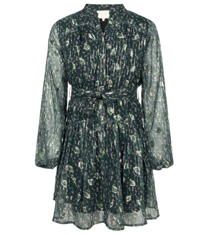 Ai&Ko jurken 185606 - Light Seaweed Salma Chiffon Pes 502 G