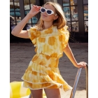 Ai&Ko blouses 140846 - Bright Gold Ylenia Stripe