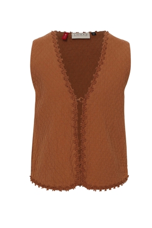Looxs Little Little gilet 440 Caramel