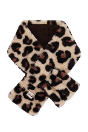 Looxs Little Meisjes Sjaal 452 Spotted Fur