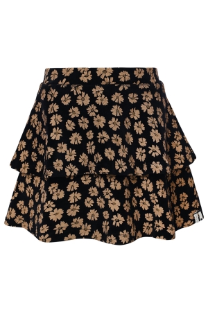 Looxs Little Little velvet printed Rok 980 soft winterflower
