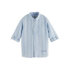 Scotch & Soda Kids overhemden 5233 Blue Stripe 170514