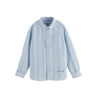 Scotch & Soda Kids overhemden 5233 Blue Stripe 170514