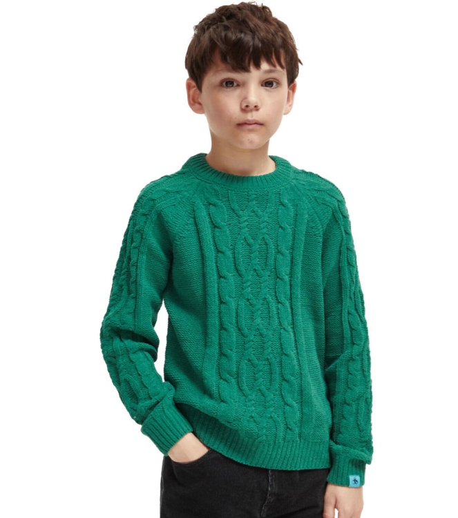Scotch & Soda Kids truien & vesten 6608 Deep Green 173593