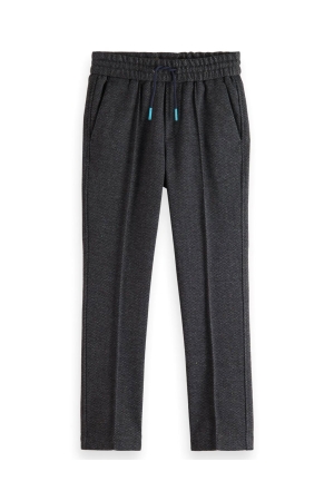 Scotch & Soda Kids Relaxed slim-fit knitted pants 0608 Antra Melange