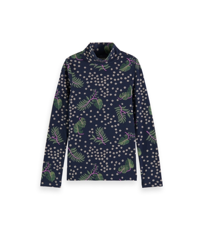 Scotch & Soda Kids shirts 6591 Shiny Leaf Night 173834