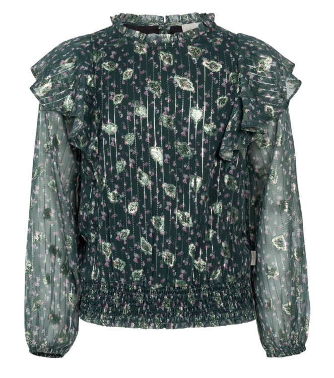 Ai&Ko blouses 185606 - Light Seaweed Senia Chiffon Pes 502 G